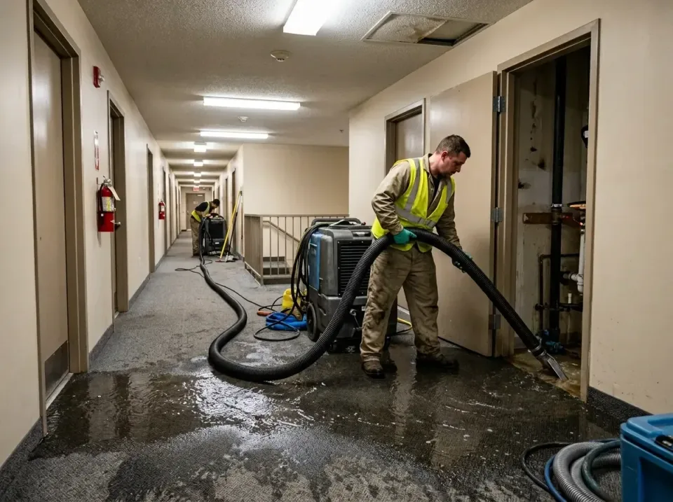 multi-unit-apartment-hallway-f-005 — frequently asked questions, Emergency Burst Pipe Water Extraction & Removal in King, NC